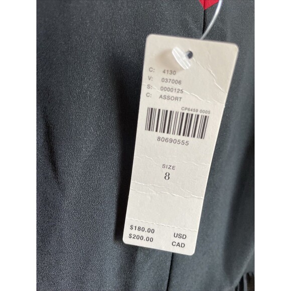 NWT Anthropologie Maeve Pleated Colorblock Midi Dress Size 8 READ - Picture 2 of 10